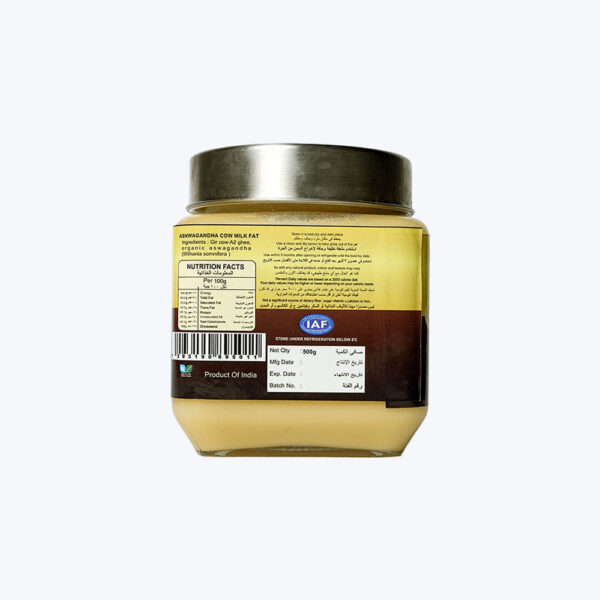 A2A2 MILK BILONA AGED ASHWAGANDHA GHEE 500ml - Image 2